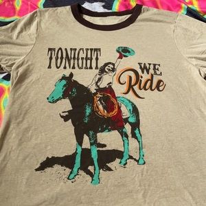 🐴 CRAZY TRAIN Tonight We Ride Cowgirl Shirt 🐴